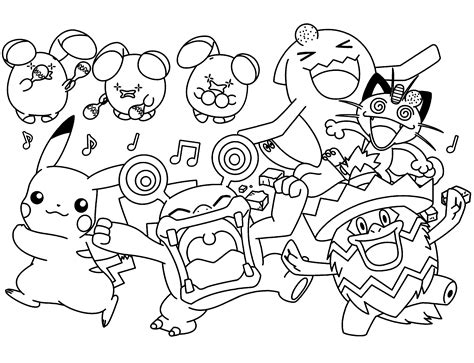 coloring pages pokemon|Pokémon Coloring Pages 